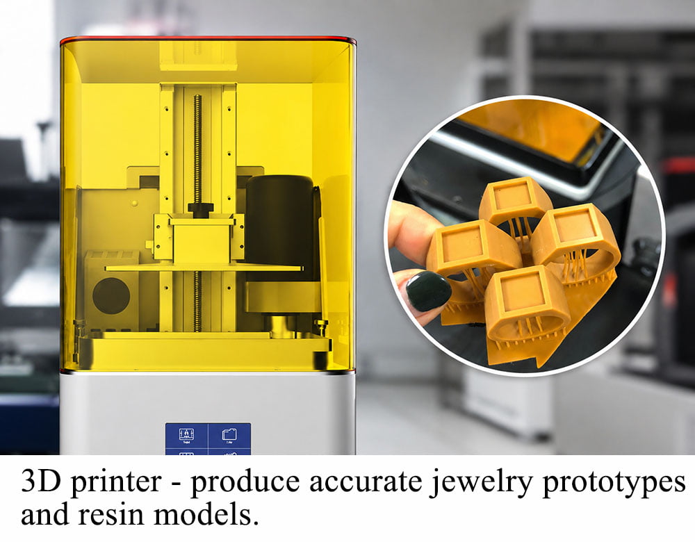 3D printer used for jewelry product development