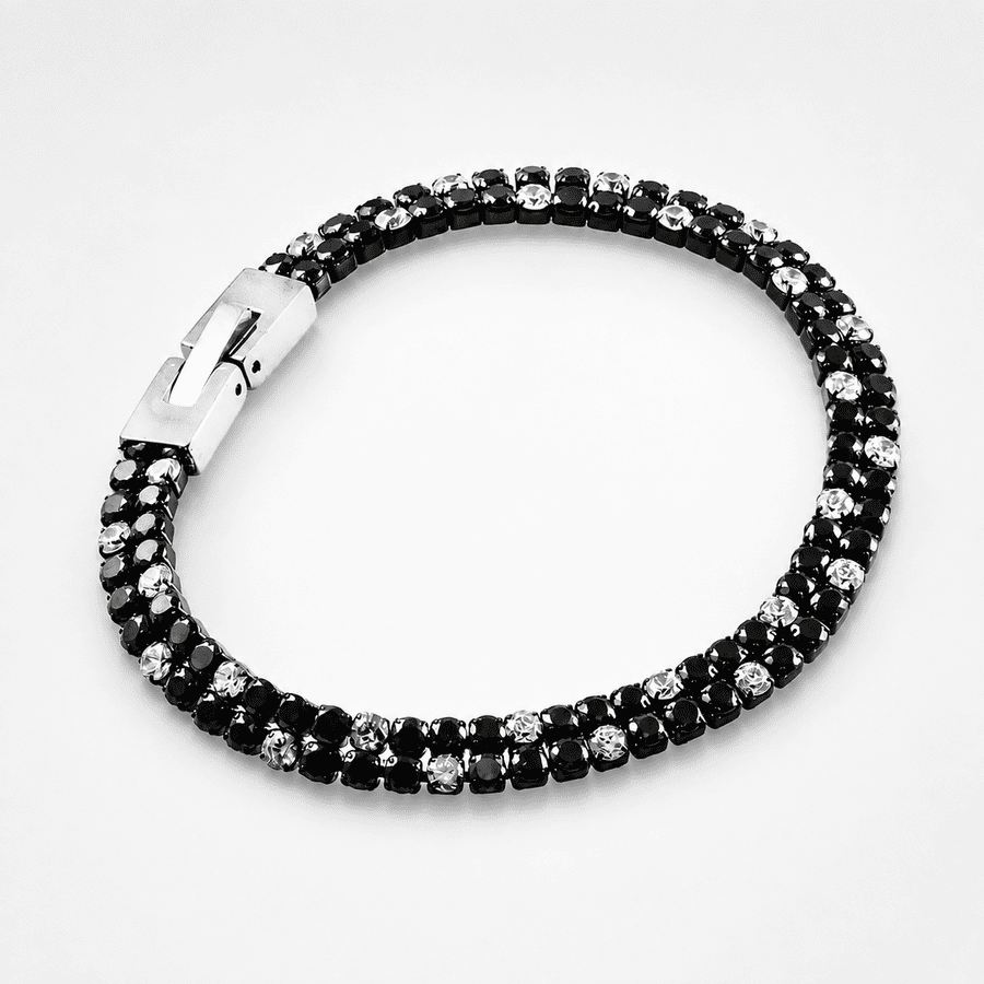 Black Tennis Bracelet