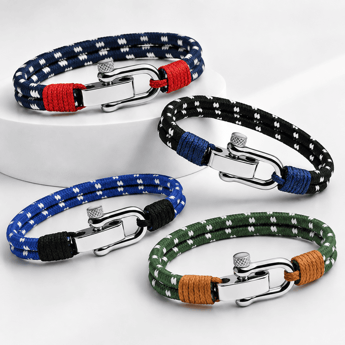 Men's nautical bracelet collection